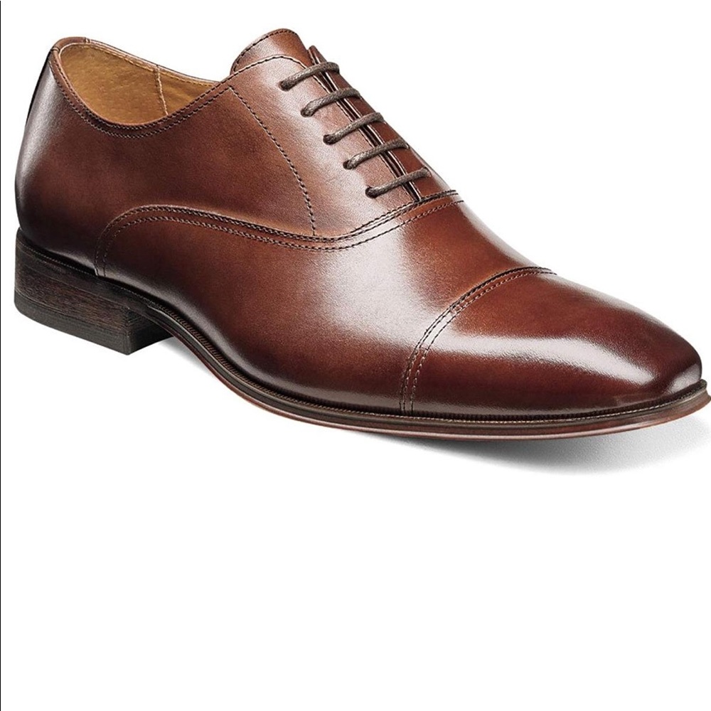 New without Florsheim Corbetta Cap Toe Cognac